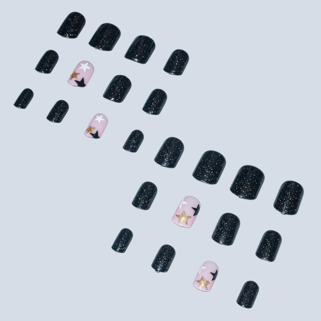 Sparkling Star-Themed Nail Art Kit