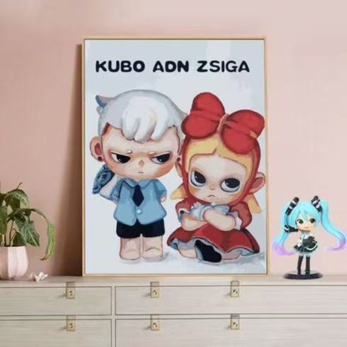 Playful Character Art Print Kalsten