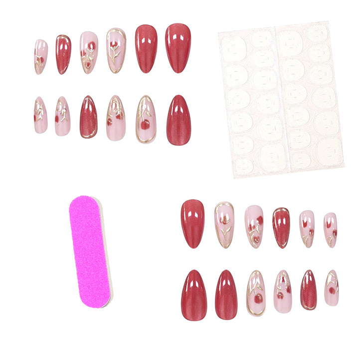 Elegant Floral Acrylic Nail Art Enhancements Kalsten 1789915802