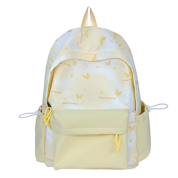 Leisure Backpack with Floral Appliqués Kalsten
