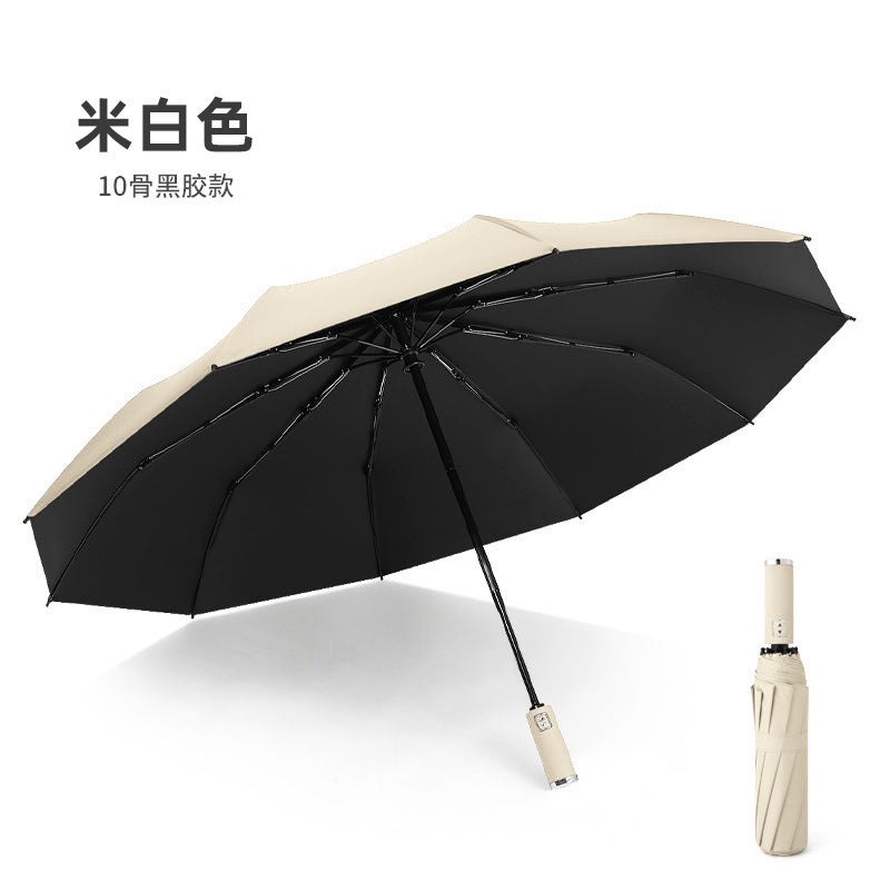 Ladies umbrella with floral design and reinforced frame Kalsten