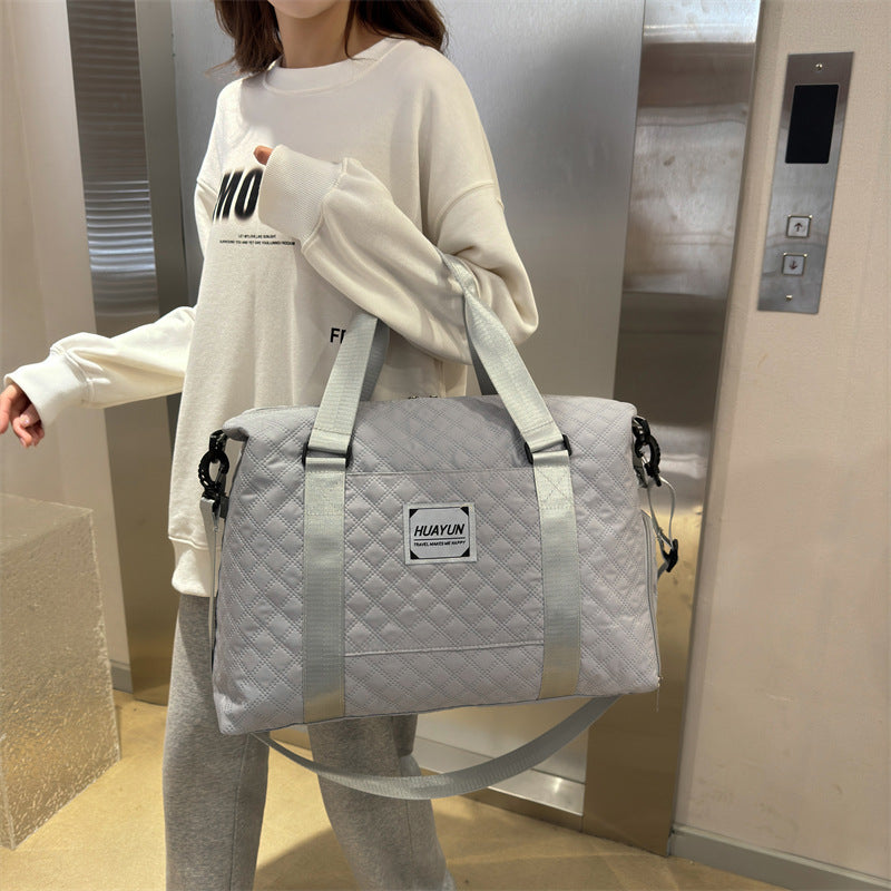 Quilted Travel Duffel Bag