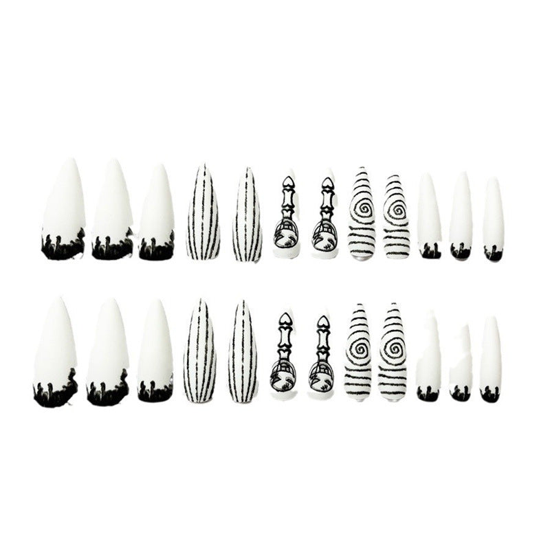 Artistic Thematic Press-On Nail Enhancements Kalsten