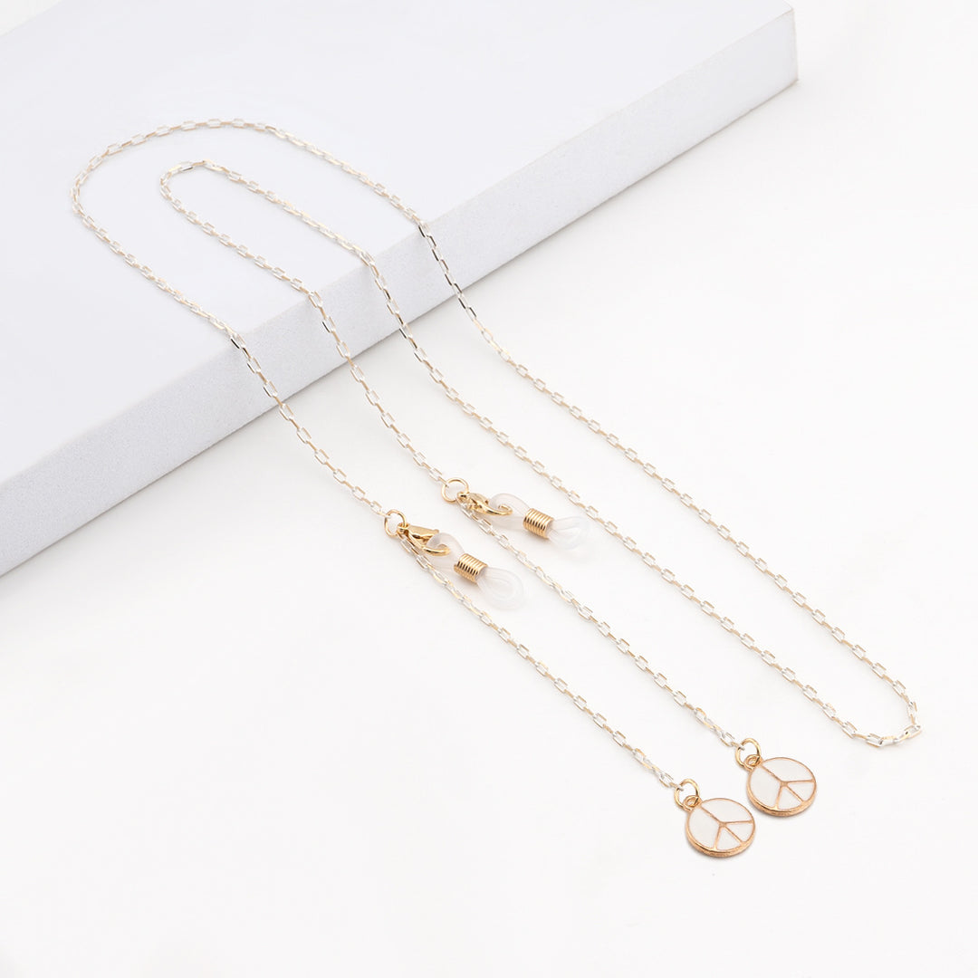 Elegant Geometric Eyewear Chain Kalsten