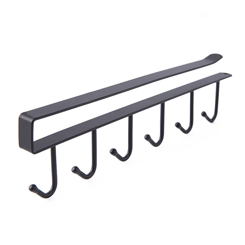 Wall Mounted Hook Rack Organizer