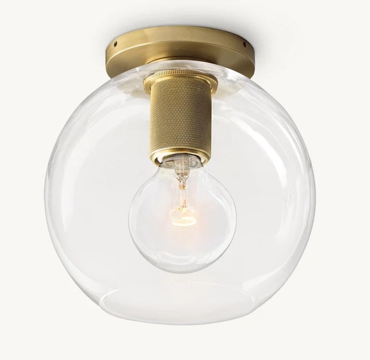 Modern Glass Sphere Wall Light
