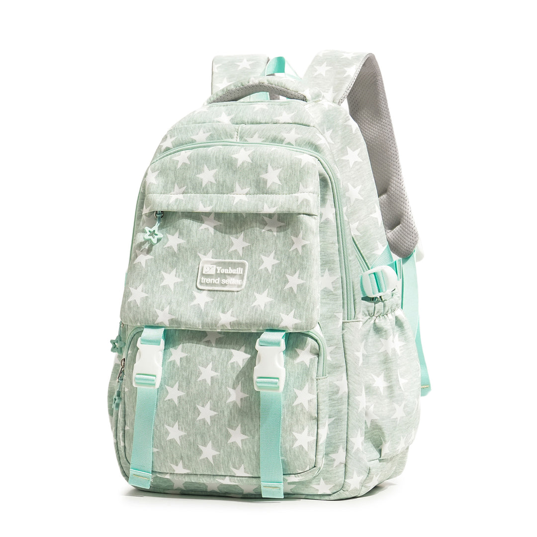 Stylish Star-Embellished Casual Backpack Kalsten