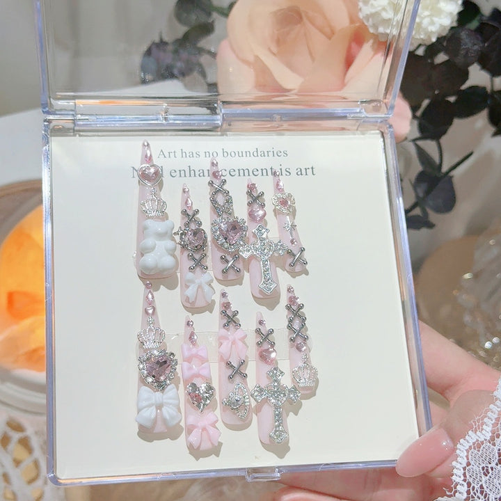Artistic 3D Decorative Nail Art Tips Set
