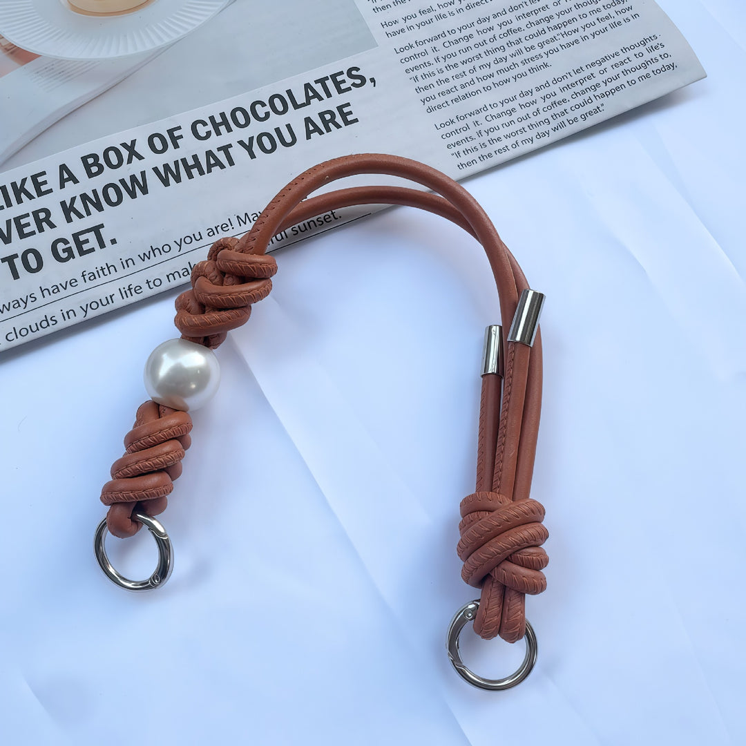Elegant Braided Keyring Strap Kalsten