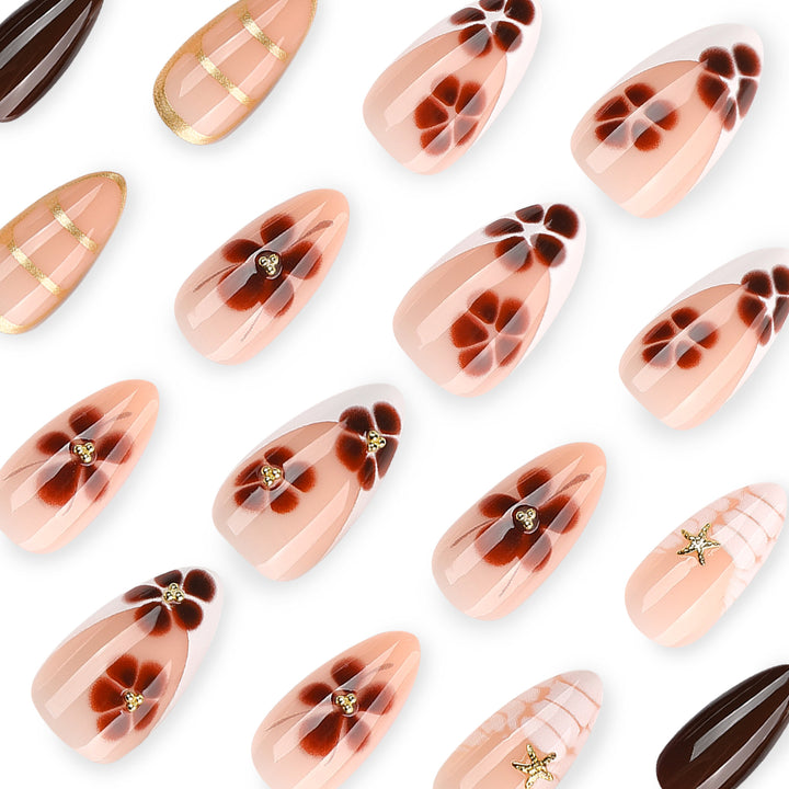 Artful nail art with glamorous accents and elegant embellishments Kalsten