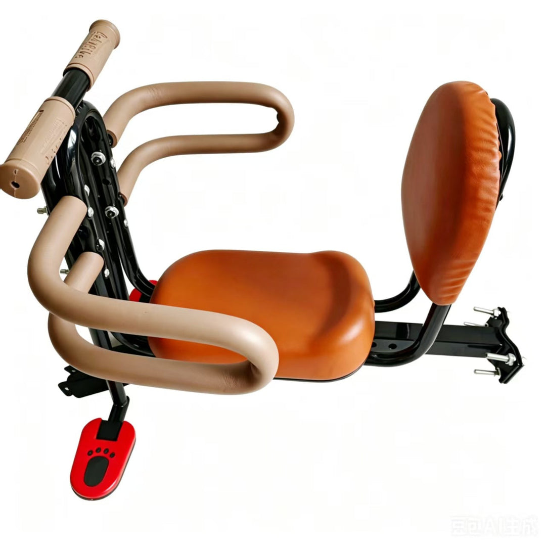 padded detachable child scooter seat with backrest and safety armrests Kalsten