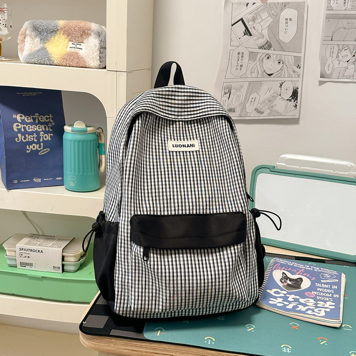 Stylish Striped Backpack Kalsten
