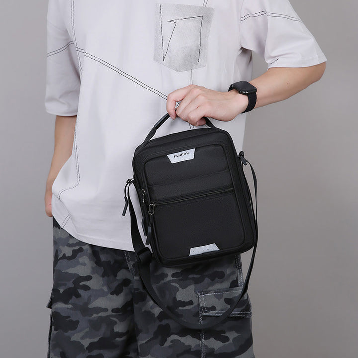 Compact Multi-Pocket Messenger Bag