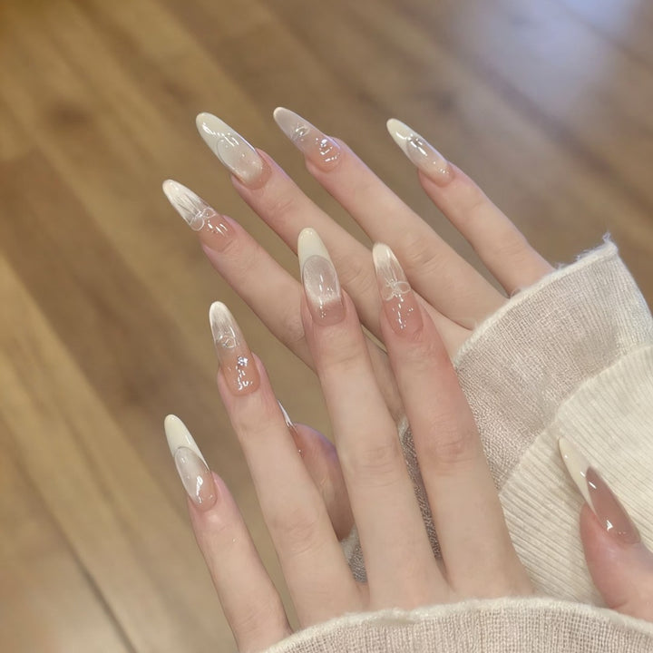 Elegant Glossy Almond Shaped