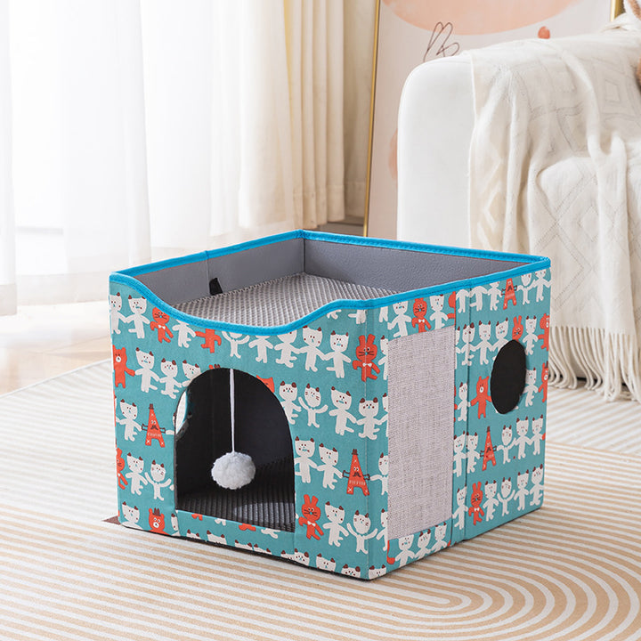 Interactive Cat Toy House Kalsten