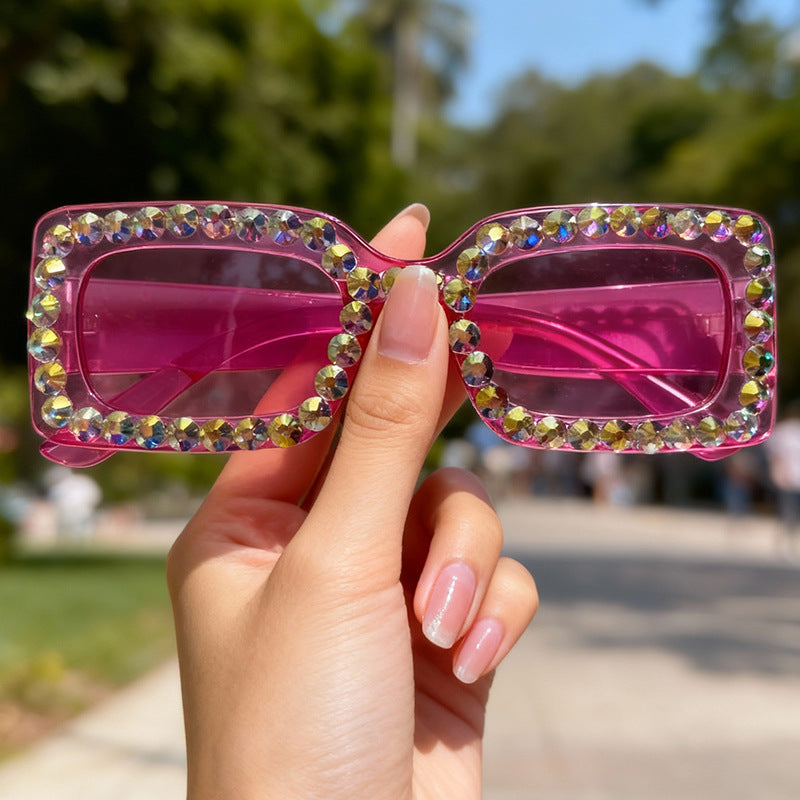 Decorative Rhinestone-Embellished Sunglasses Kalsten