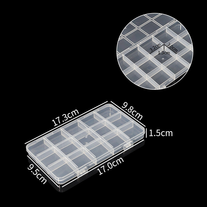 Multi-Compartment Clear Utility Storage Box Kalsten