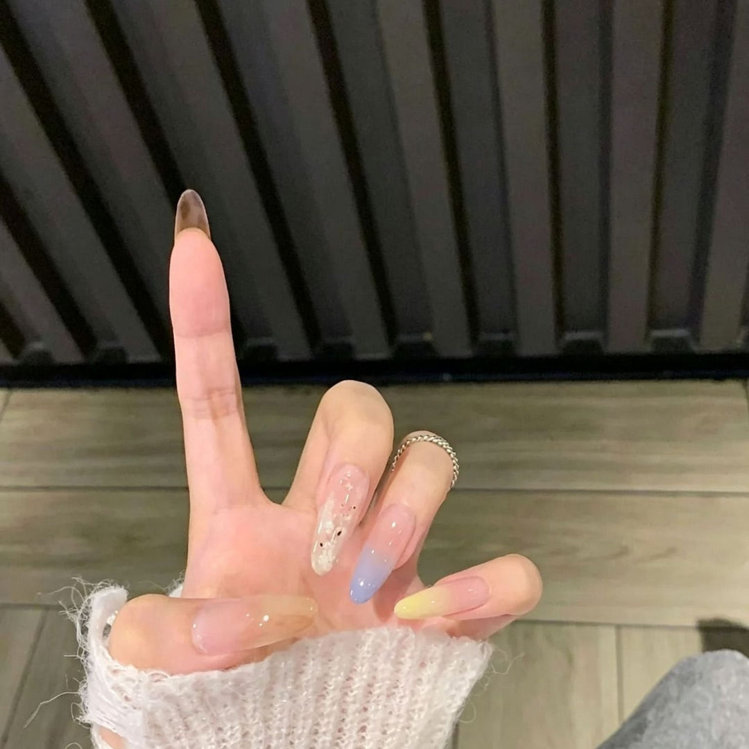 Trendy Artistic Stiletto Nail Enhancements