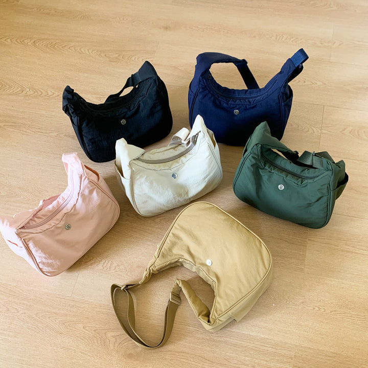 Lightweight Soft Fabric Shoulder Bag Kalsten