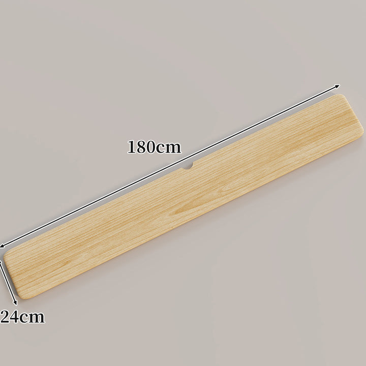 Ergonomic Solid Wood Keyboard Palm Rest with Cable Notch