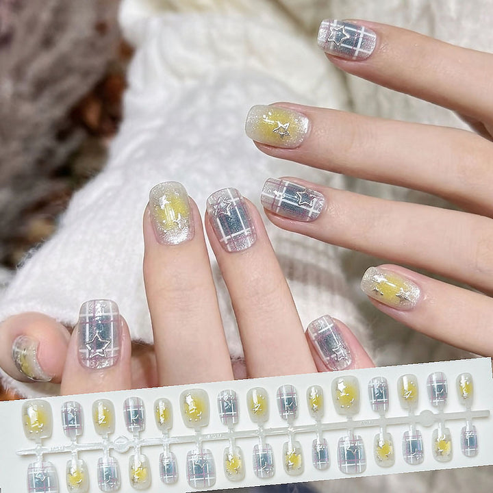 Starry Glitter Press-On Nails
