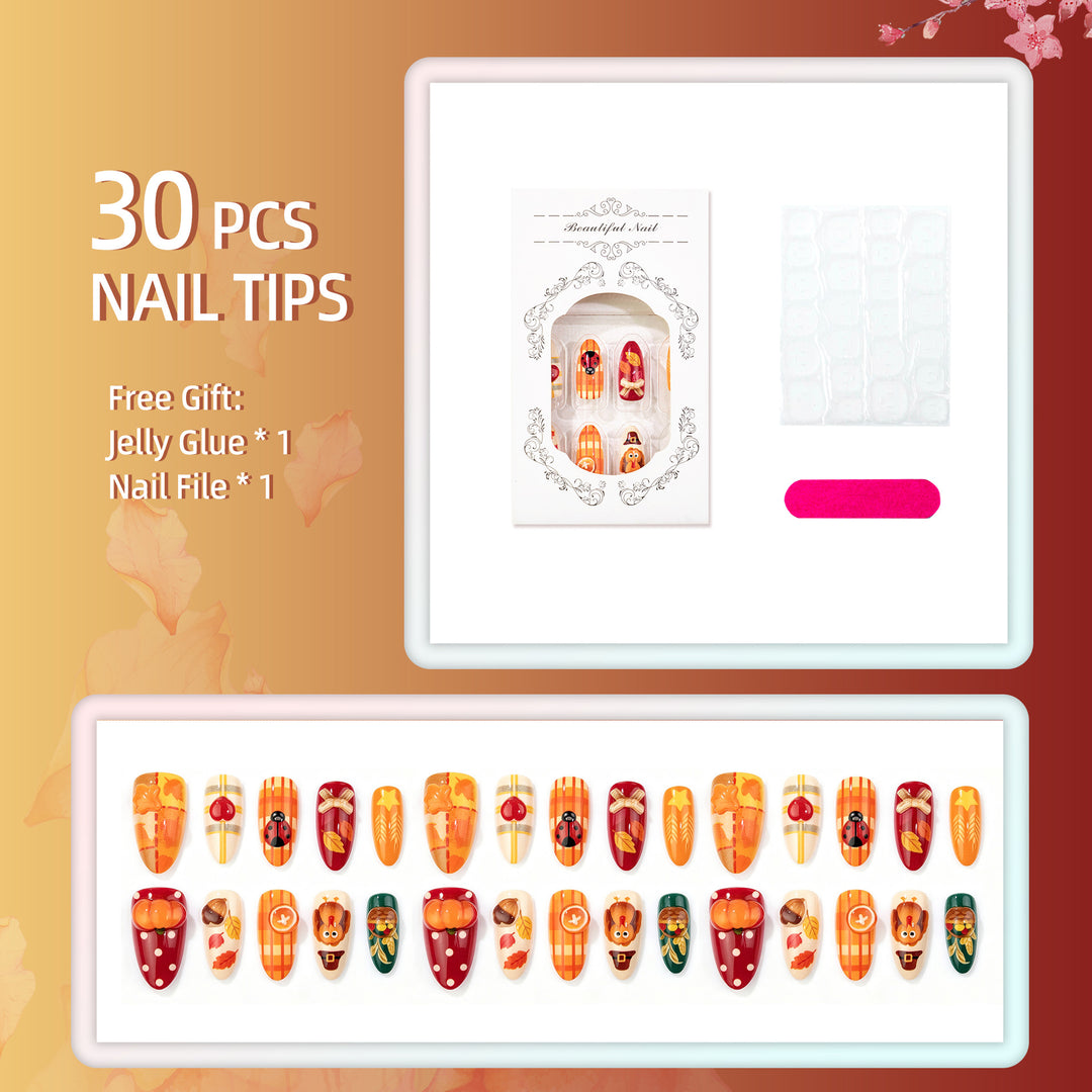 Seasonal Themed Manual Nail Art Set