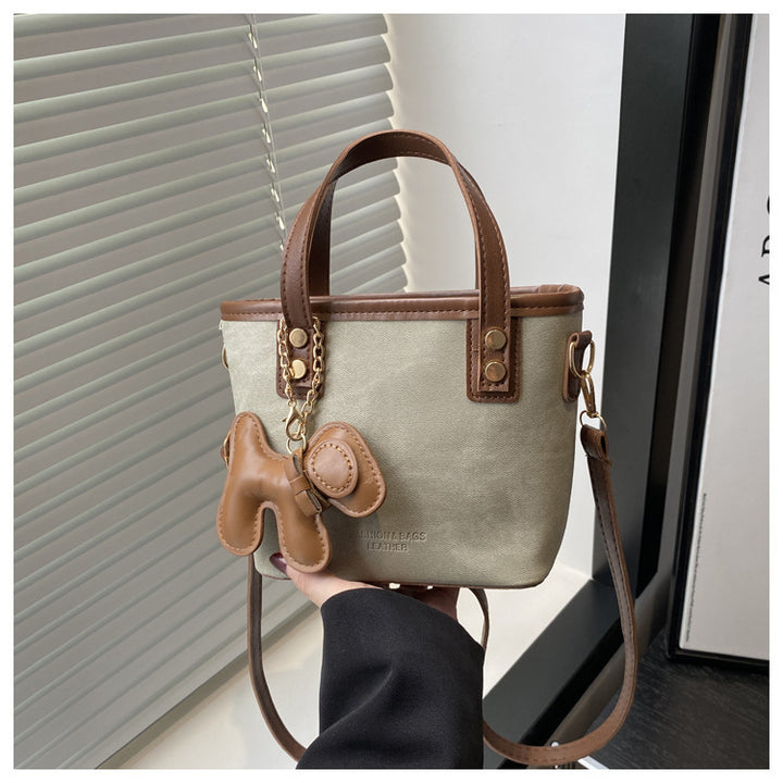 Playful Denim Mini Handheld Tote Bag Kalsten