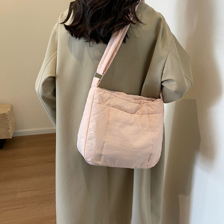 Lightweight Quilted Shoulder Bag