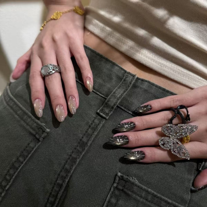 Elegant Stiletto Nail Art Extensions