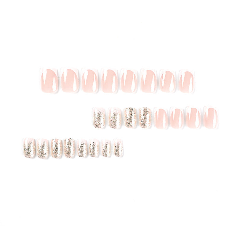 Sparkling nail art with glitter accents Kalsten