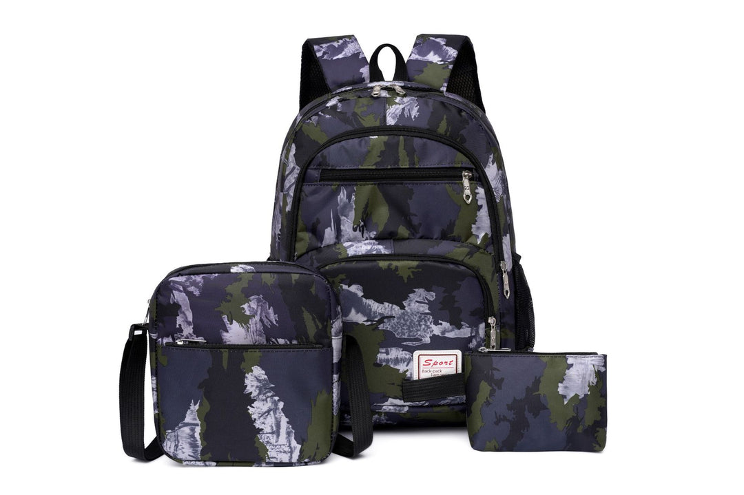 School backpack with multiple compartments and matching accessories Kalsten