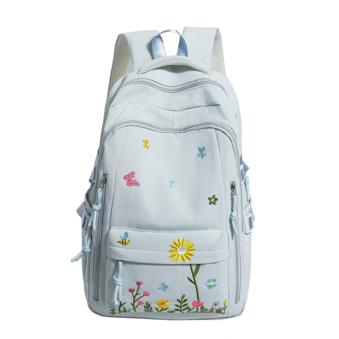 Embroidered Floral Backpack Kalsten