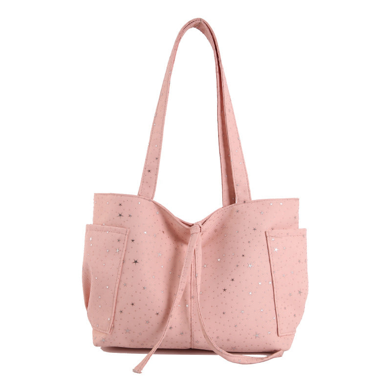 WoStar-Patterned Canvas Tote Bag Kalsten