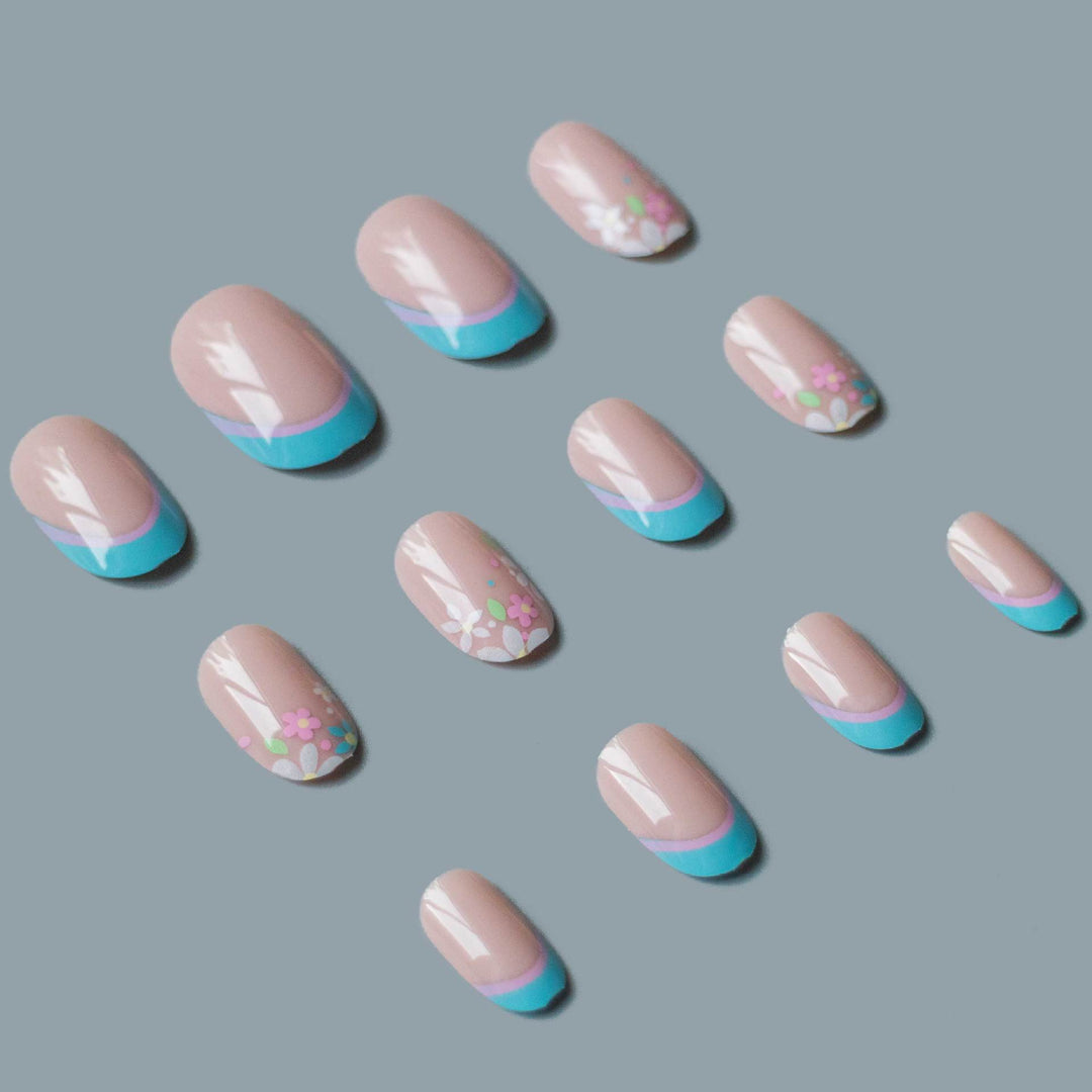 Artistic Floral and Geometric Nail Art Design Kit