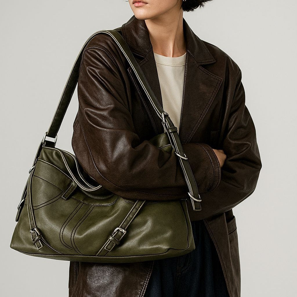 Luxurious Slouchy Hobo Handbag