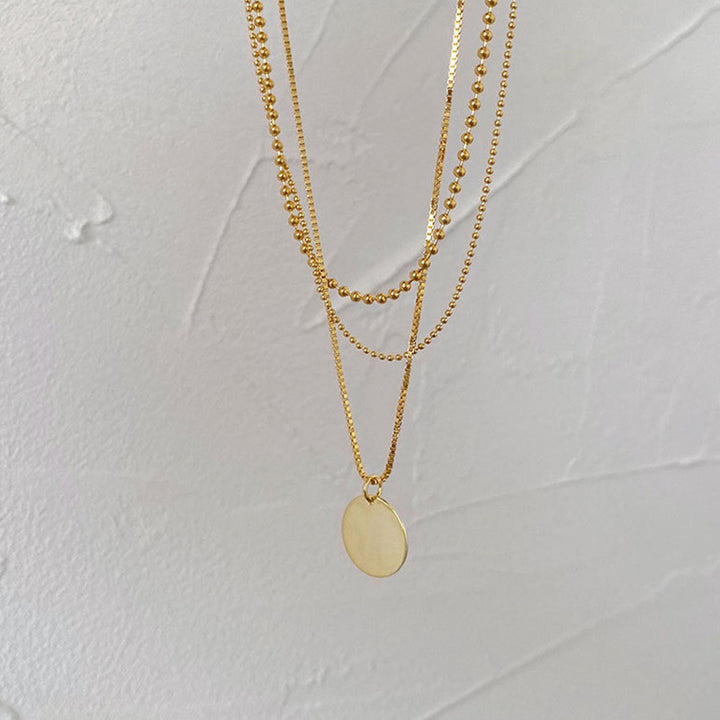 Layered Dainty Pendant Necklace Kalsten