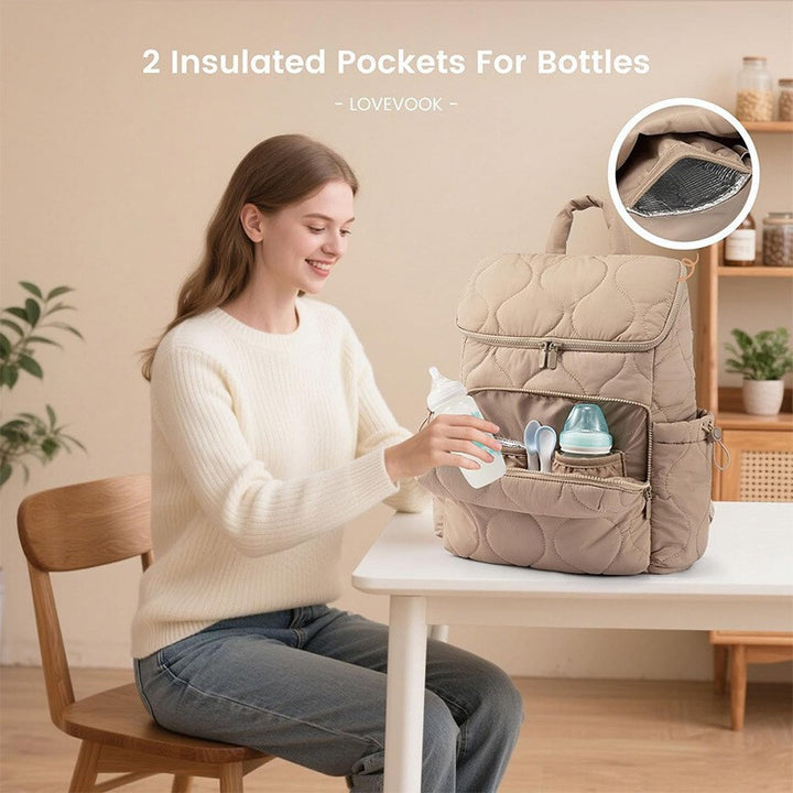 Padded everyday backpack with practical compartments Kalsten