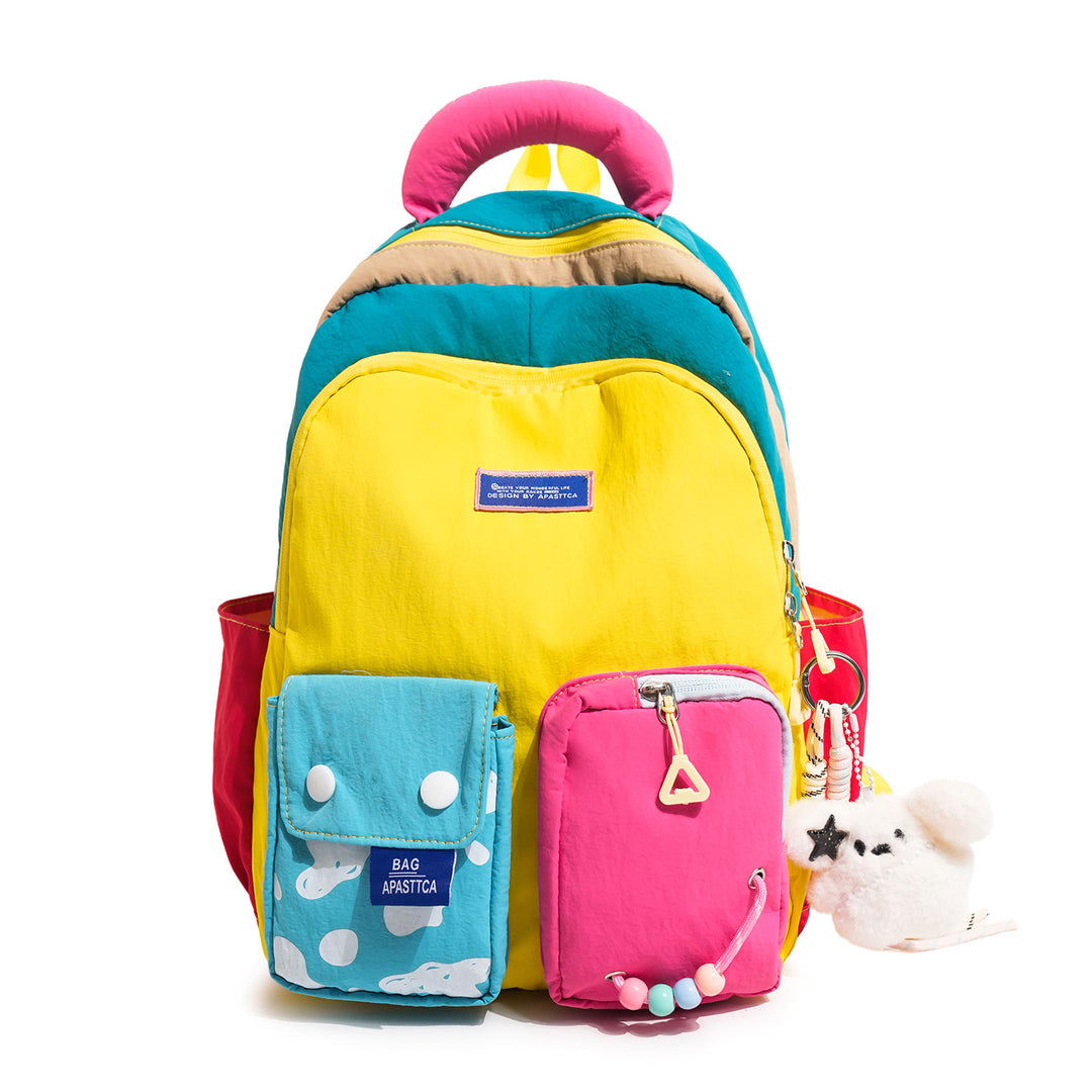 Colorful Multi-Pocket Backpack Kalsten