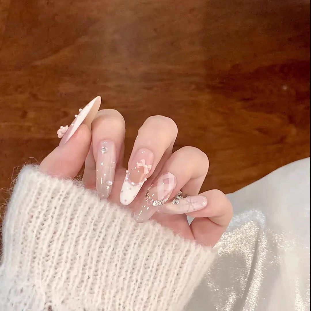 Elegant Long Stiletto Nail Enhancements