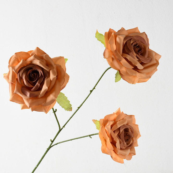 Realistic Silk Rose Decoration