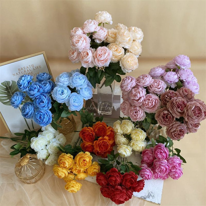 legant Faux Rose Bouquet for Home Decoration