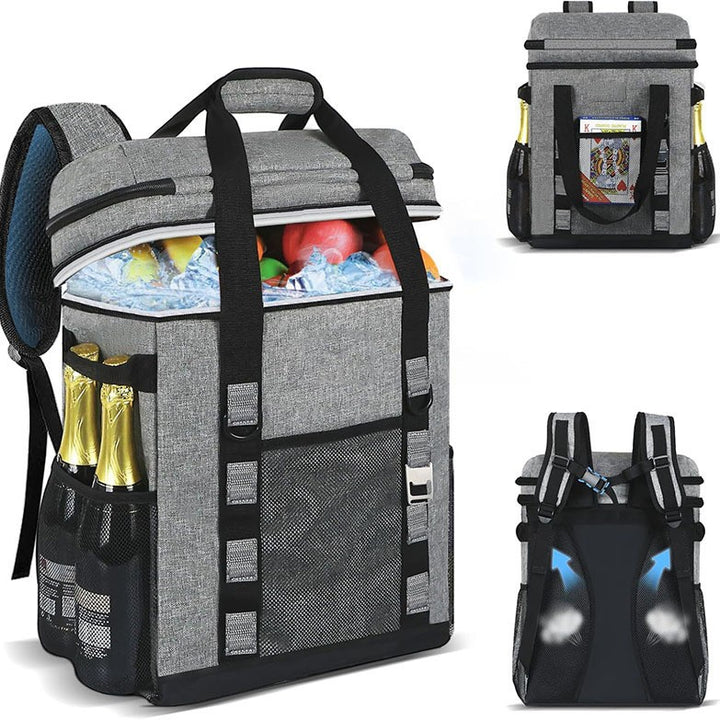 Unisex nan insulated cooler backpack with large capacity, bottle holders and breathable back cushion Kalsten