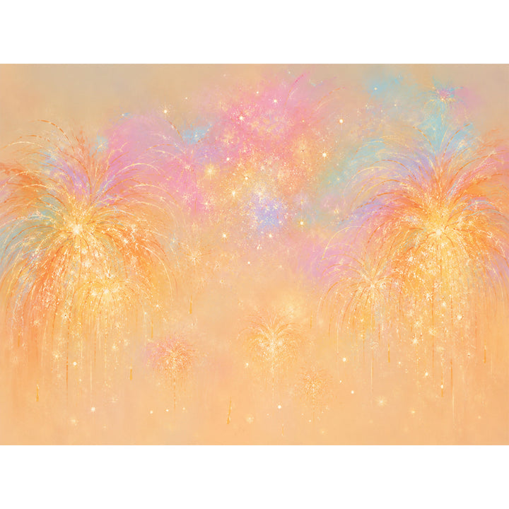 Abstract Glittery Canvas Artwork