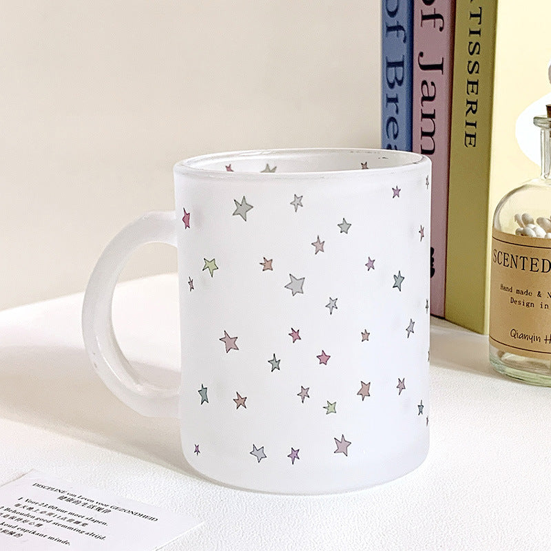 High-quality ceramic mug with sparkling star design Kalsten