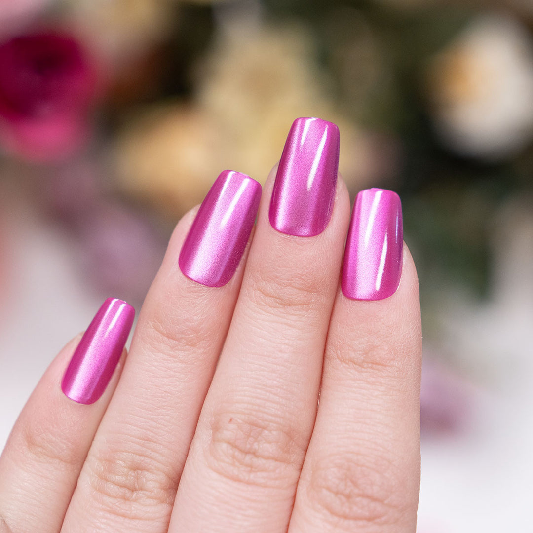 Glossy Press-On Nail Art  1791110921