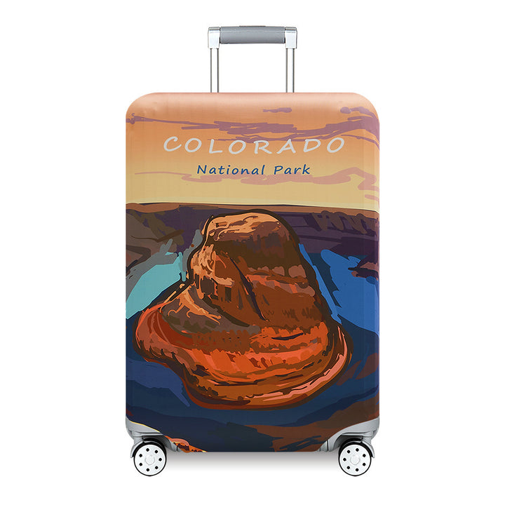 Women's Travel Suitcase with Colorful Floral Design Kalsten