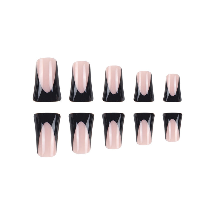 Artistic Stiletto Press-On Nail Set with Unique Negative Space Design Kalsten