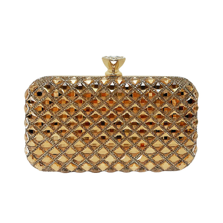 Crystal-Studded Evening Clutch