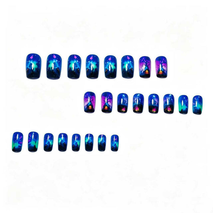 Mystic Fantasy Scene Nail Art Kalsten