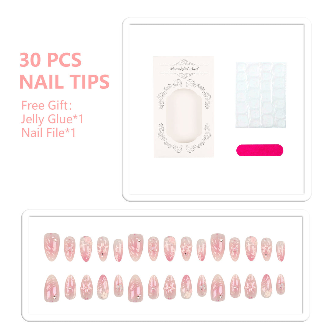 Glamorous Press-On Nail Tips